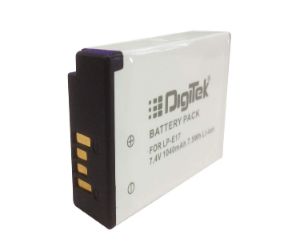 Picture of DIGITEK 1040mAh Lithium-Ion Rechargeable Batteries Designed for Canon Cameras. (LP-E17)