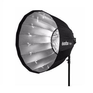 Picture of Godox P90H High-Temperature Resistant Version 35 Inch/ 90cm 16 Rods Portable Umbrella Brolly Reflector for Studio Photo Flash (Black)