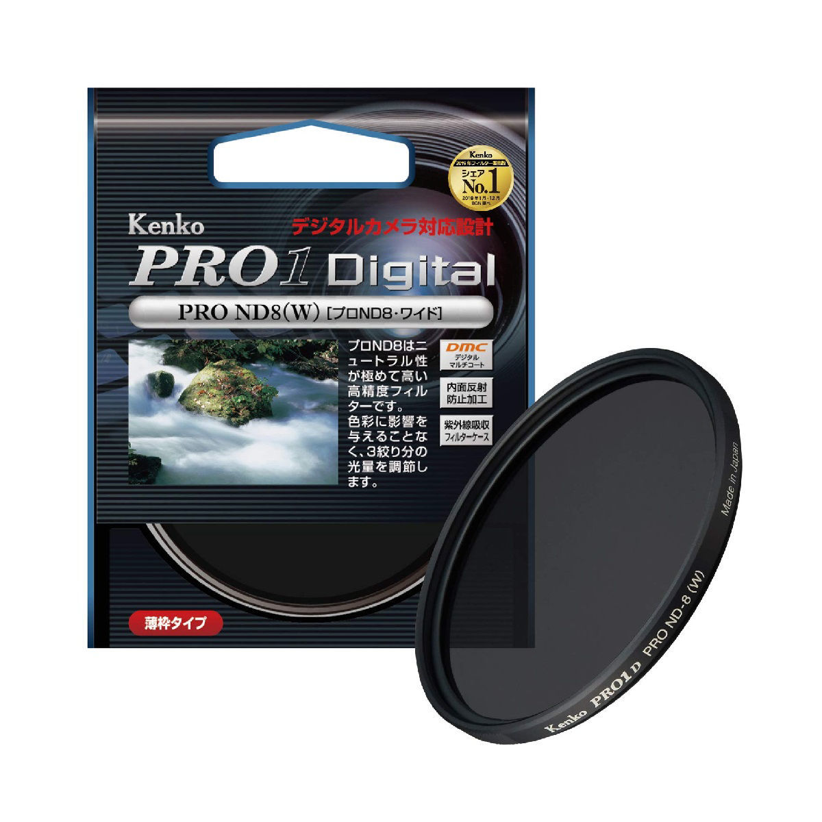 Kenko 62mm Pro 1D ND8 Slim Camera Lens Filters Future Forward