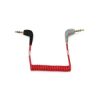 Picture of Rode SC7 3.5mm Right-Angle TRS to 3.5mm Right-Angle TRRS Coiled Adapter Cable for Smartphone