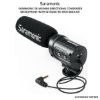 Picture of Saramonic SR-M3 Mini Directional Condenser Microphone with Integrated Shockmount