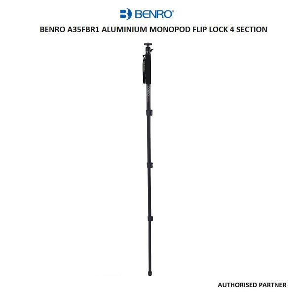 Picture of Benro A35FBR1 Aluminium Monopod (Flip Lock 4 Section)