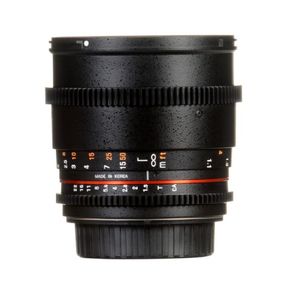 Picture of Samyang 85mm T1.5 VDSLRII Cine Lens for Canon EF Mount