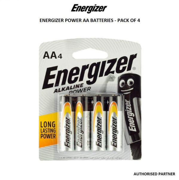 Picture of Energizer Alkaline Power AA Batteries (4-Pack)
