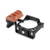 Picture of SmallRig 2097 Camera Cage Kit with Wooden Grip for Sony a6500