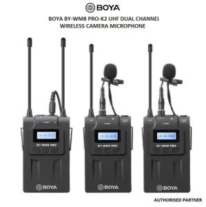 Picture of Boya BY-WM8 Pro-K2 UHF Dual-Channel Wireless Microphone System