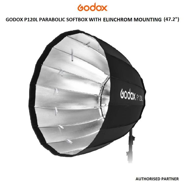 Picture of Godox P120 LE 12cm / 47" Parabolic Soft Box - Elinchrom Mount 