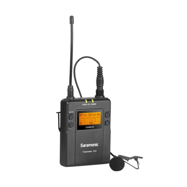 Picture of Saramonic UwMic9 Camera-Mount Wireless Omni Lavalier Microphone System (514 to 596 MHz)