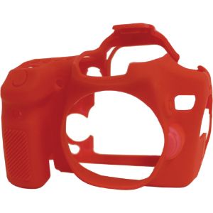 Picture of easyCover Silicone Protection Cover for Canon EOS 70D (Red)