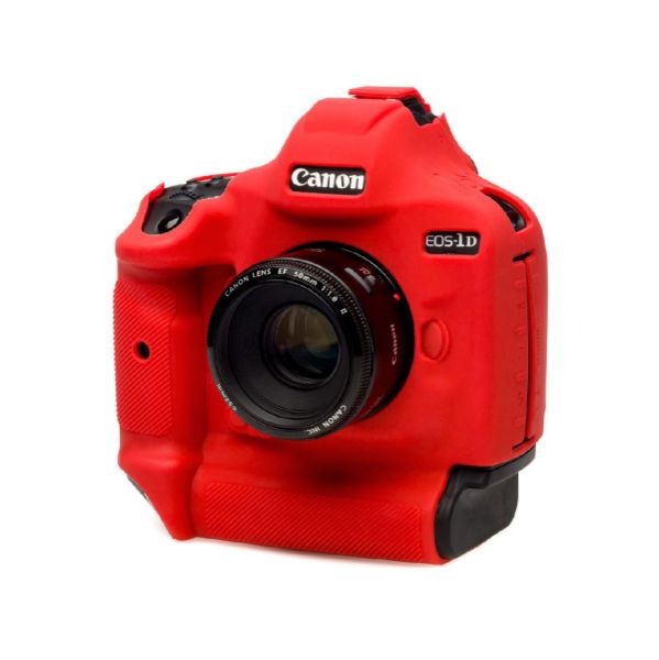 Picture of EasyCover Silicone Protection Cover for Canon EOS-1Dx/ 1DX MARK II /1 DX MARK III RED