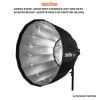 Picture of Godox P120H 120cm Deep Parabolic Soft Box with elinchrom Mount Adapter Ring for Aperture (Black)