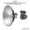 Picture of Godox AD-S6 Portable Umbrella-type Reflector For Witstro AD180 AD360(Silver+Black)