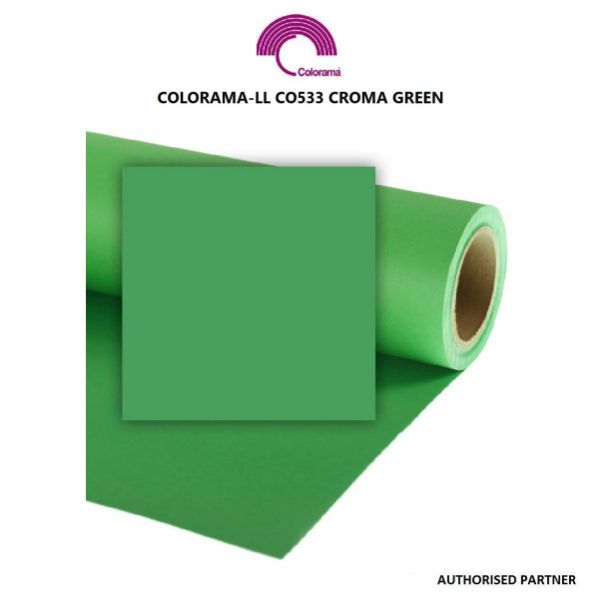 Picture of Colorama Paper Background 1.35 x 11m Chromagreen