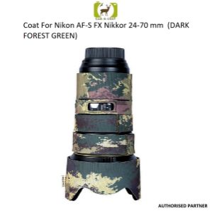 Picture of Coat For Nikon AF-S FX Nikkor 24-70 mm f/2.8E ED (DARK FOREST GREEN)