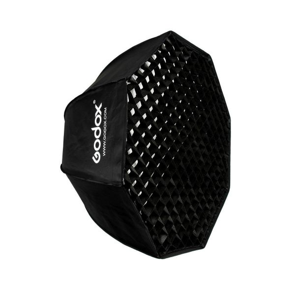 Picture of Godox SB-UE120 Octa-Softbox 120cm with Bowens Mount and Grid (Black)