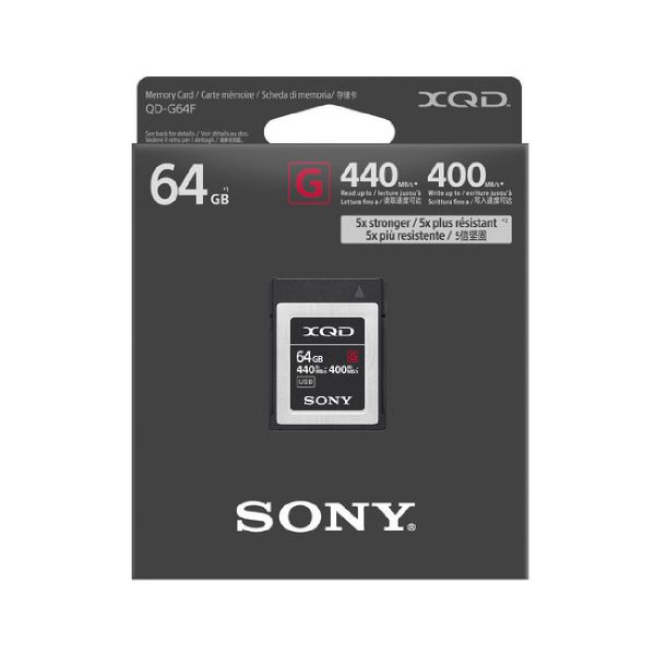 Picture of Sony 64GB G Series XQD Memory Card