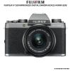 Picture of  Fujifilm X Series X-T100 Mirrorless 24.2MP Digital SLR Camera With XC15-45mm Lens (Dark Silver)