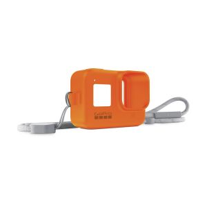 Picture of GoPro Silicone Sleeve and Adjustable Lanyard Kit for GoPro HERO8 (Hyper Orange)