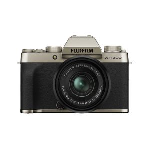 Picture of Fujifilm X-T200 Mirrorless Digital Camera with 15-45mm Lens (Champagne Gold)