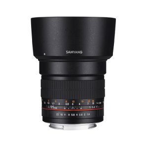 Picture of Samyang 85mm f/1.4 Aspherical Lens for Nikon With Focus Confirm Chip