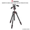 Picture of Manfrotto 190Go! Carbon Fiber 4-Section Tripod with Head (MK190GOC4TB-3W)