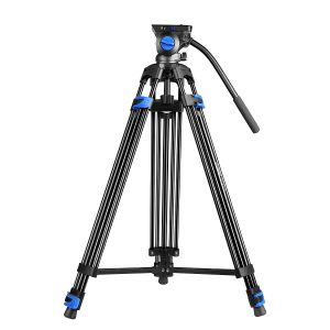 Picture of Digitek Platinum Heavy Duty (Maximum Load up to 20kgs), 9.5 Feet Tall Video and Photo Professional Tripod, Made Aluminium Material (DPTR 620VD)