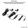 Picture of Saramonic LavMicro 2M Dual Omnidirectional Lavalier Microphone for DSLR Camera and Smartphone