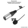 Picture of Saramonic XLavMic-O XLR Phantom Powered Lavalier Microphone