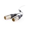 Picture of Saramonic SR-UM10-CC1 3.5mm TRS to Two XLR Male Output Y-Cable for Wireless Mic Systems