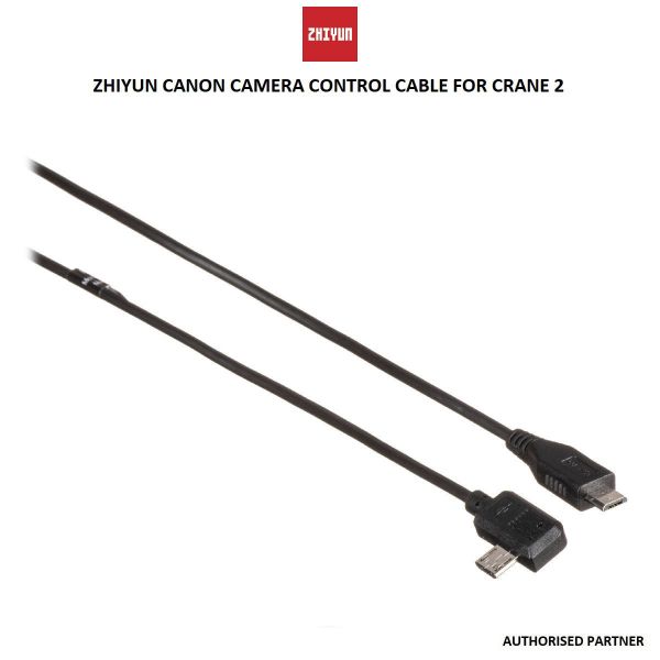 Picture of Zhiyun ZW-Mini-002 Crane 2 Gimbal Control Cable for Canon Cameras, Micro USB to Mini USB Connector