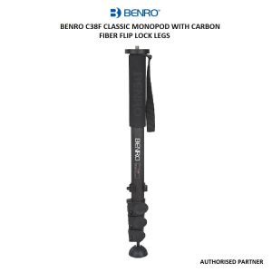 Picture of Benro C38F Classic Monopod with Carbon Fiber Flip Lock Legs