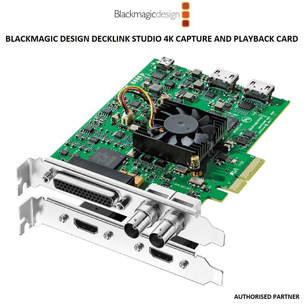 Picture of Blackmagic Design DeckLink Studio 4K Capture & Playback Card