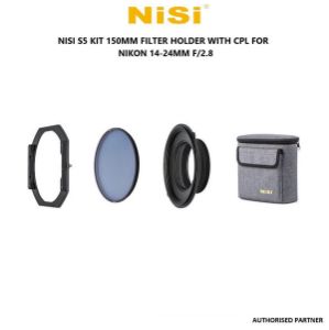 Picture of NISI S5 KIT 150mm filter holder withCPL for Nikon 14-24mm f/2.8