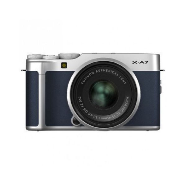 Picture of Fujifilm X-A7 Camera with 15-45mm Lens (Navy Blue)