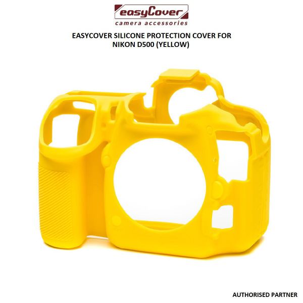 Picture of easyCover Silicone Protection Cover for Nikon D500 (Yellow)