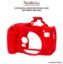 Picture of easyCover Silicone Protection Cover for Canon EOS 760D (Red)