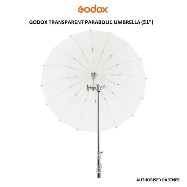 Picture of Godox Transparent Parabolic Umbrella (51")