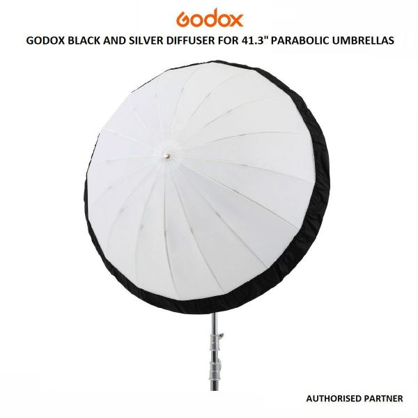 Picture of Godox Black and Silver Diffuser for 41.3" Parabolic Umbrellas
