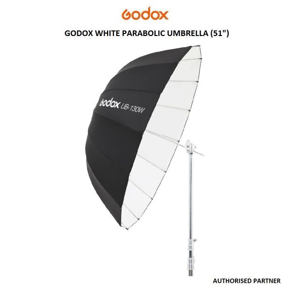 Picture of Godox White Parabolic Umbrella Softbox (51")