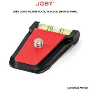 Picture of Joby Quick Relase Plate, QR Plate, 3K Black, Compact (JB01552-0WW)
