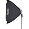 Picture of Godox S2 Bowens Mount Bracket with Softbox, Grid & Carrying Bag Kit (23.6 x 23.6")