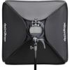 Picture of Godox S2 Bowens Mount Bracket with Softbox, Grid & Carrying Bag Kit (23.6 x 23.6")