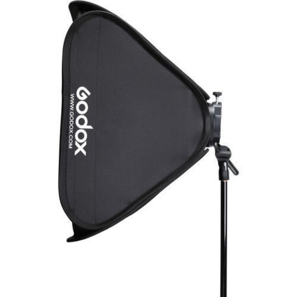 Picture of Godox S2 Bowens Mount Bracket with Softbox, Grid & Carrying Bag Kit (31.5 x 31.5")