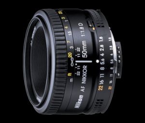 Picture of Nikon AF Nikkor 50 mm f/1.8D Lens  (Black)