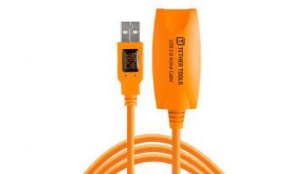 Picture of TetherPro USB 2.0 to USB Female Active Extension, 16' (5m), ORG