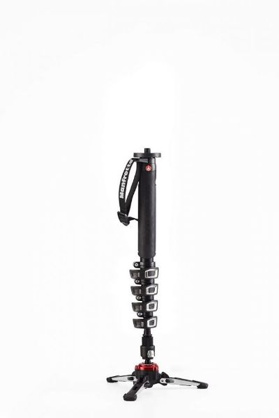 Picture of Manfrotto XPRO aluminium 5 section fluid video monopod, FLUIDTECH base