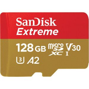 Picture of SanDisk 128GB Extreme UHS-I microSDXC Memory Card