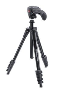 Picture of Manfrotto MKCOMPACTACN-BK Compact Action Tripod (Black)