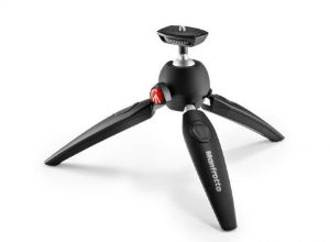 Picture of Manfrotto PIXI EVO 2-Section Mini Tripod, black, light and compact