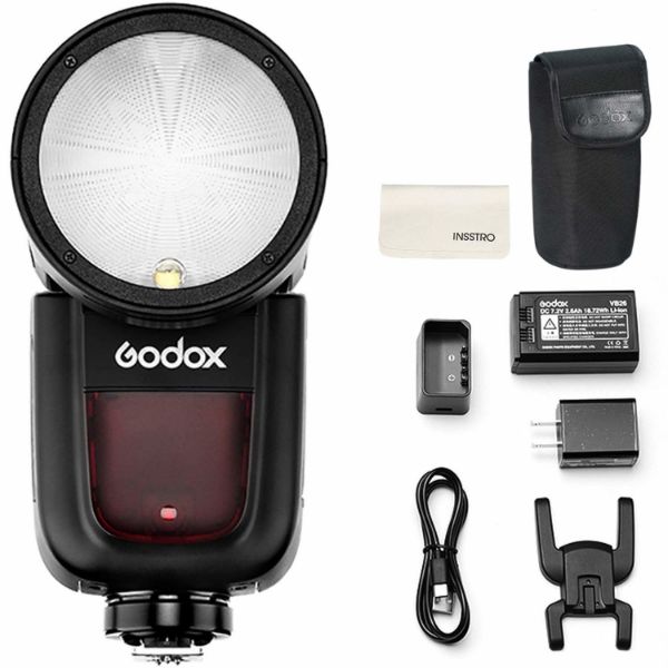 Picture of Godox V1 N  TTL Li-ion Round Head Camera Flash for Nikon Cameras